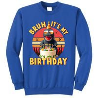 Funny Bruh It's My Birthday Japanese Kaiju Monster Sweatshirt