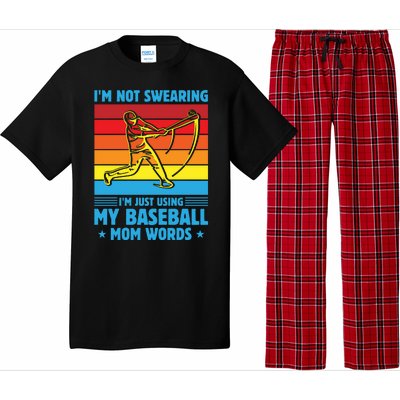 Funny Baseball I'm Not Swearing I'm Just Using My Baseball Mom Words Pajama Set