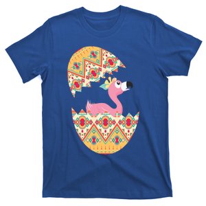 Flamingo Bird In Easter Egg Happy Easter Flamingo Costume Gift T-Shirt