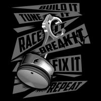 Funny Build It Tune It Race It Break It Fix It Repeat Mousepad