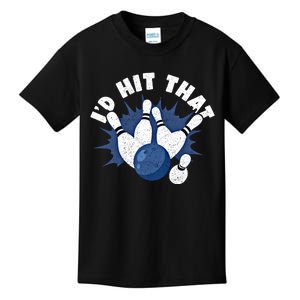 Funny Bowling ID Hit That Cute Gift Kids T-Shirt