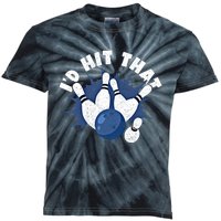 Funny Bowling ID Hit That Cute Gift Kids Tie-Dye T-Shirt