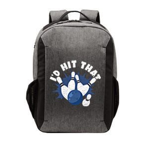 Funny Bowling ID Hit That Cute Gift Vector Backpack