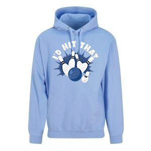 Funny Bowling ID Hit That Cute Gift Unisex Surf Hoodie