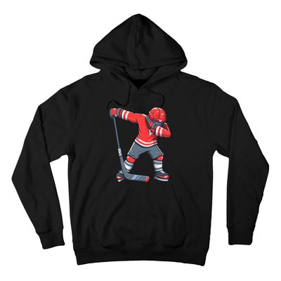 Funny Boy Ice Hockey Dab, Dabbing Player Hoodie