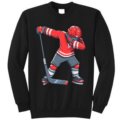 Funny Boy Ice Hockey Dab, Dabbing Player Sweatshirt