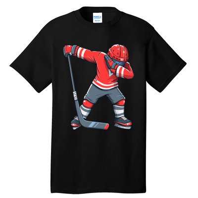 Funny Boy Ice Hockey Dab, Dabbing Player Tall T-Shirt