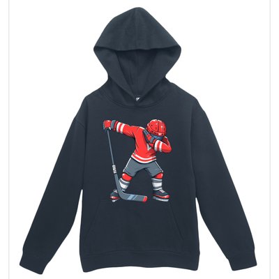 Funny Boy Ice Hockey Dab, Dabbing Player Urban Pullover Hoodie