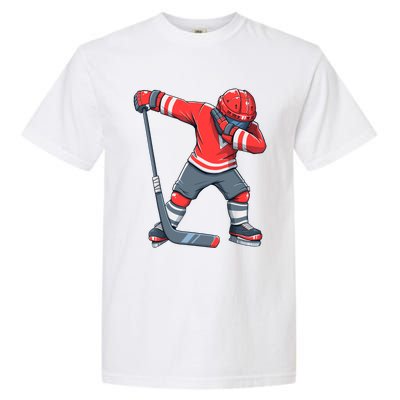 Funny Boy Ice Hockey Dab, Dabbing Player Garment-Dyed Heavyweight T-Shirt