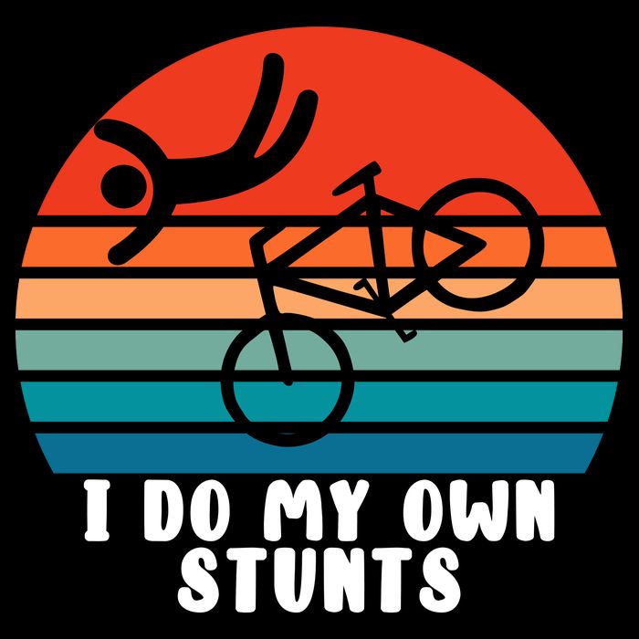Funny Bike I Do My Own Stunts Cycling Impact Tech Backpack