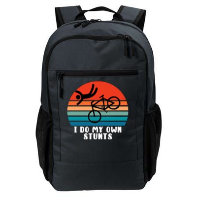 Funny Bike I Do My Own Stunts Cycling Daily Commute Backpack