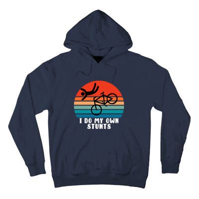 Funny Bike I Do My Own Stunts Cycling Tall Hoodie