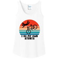 Funny Bike I Do My Own Stunts Cycling Ladies Essential Tank