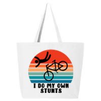 Funny Bike I Do My Own Stunts Cycling 25L Jumbo Tote