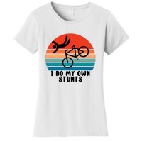 Funny Bike I Do My Own Stunts Cycling Women's T-Shirt