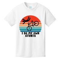 Funny Bike I Do My Own Stunts Cycling Kids T-Shirt