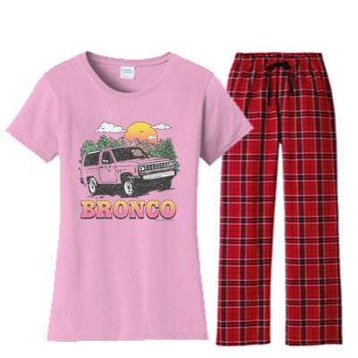 F.O.R.D. Br.On..C.O In The Mountains Women's Flannel Pajama Set