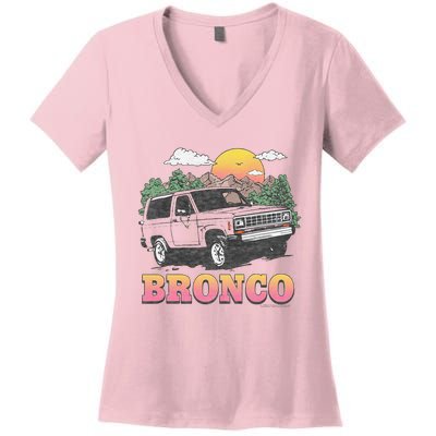 F.O.R.D. Br.On..C.O In The Mountains Women's V-Neck T-Shirt