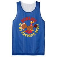 Funny Bowling Is My Favorite Sport Strike Turkey Bowl Gift Mesh Reversible Basketball Jersey Tank