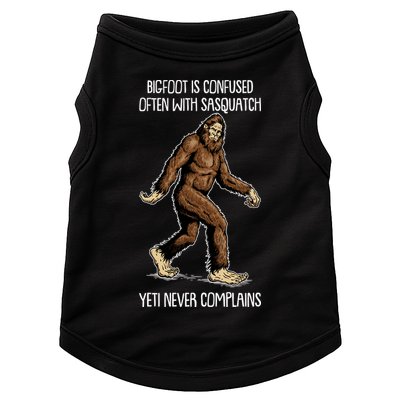 Funny Bigfoot Is Confused Often With Sasquatch Yeti Never Complains Doggie Tank
