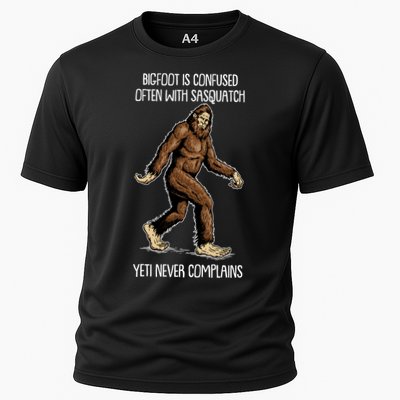 Funny Bigfoot Is Confused Often With Sasquatch Yeti Never Complains Performance Shirt
