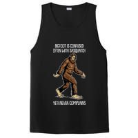 Funny Bigfoot Is Confused Often With Sasquatch Yeti Never Complains PosiCharge Competitor Tank