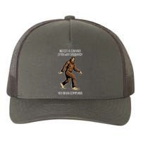 Funny Bigfoot Is Confused Often With Sasquatch Yeti Never Complains Yupoong Adult 5-Panel Trucker Hat