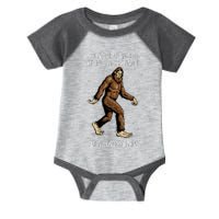 Funny Bigfoot Is Confused Often With Sasquatch Yeti Never Complains Infant Baby Jersey Bodysuit