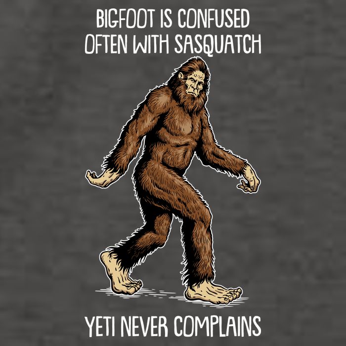 Funny Bigfoot Is Confused Often With Sasquatch Yeti Never Complains Vector Backpack