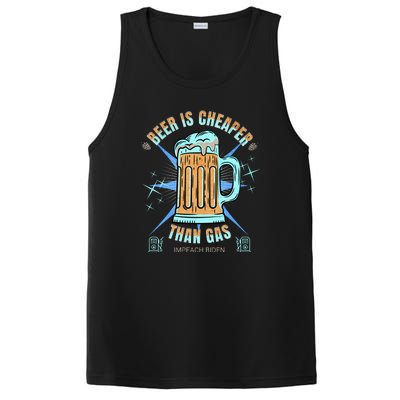 Funny Beer Is Cheaper Than Gas Anti Joe Biden Republican PosiCharge Competitor Tank