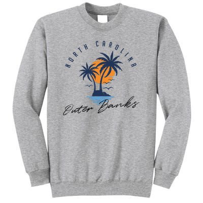 Famous Beach In North Carolina Souvenir Tall Sweatshirt