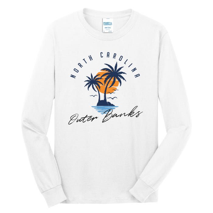 Famous Beach In North Carolina Souvenir Tall Long Sleeve T-Shirt