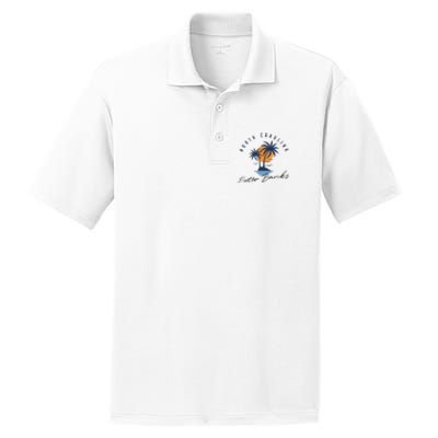 Famous Beach In North Carolina Souvenir PosiCharge RacerMesh Polo