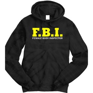 Female Body Inspector Saying Tie Dye Hoodie