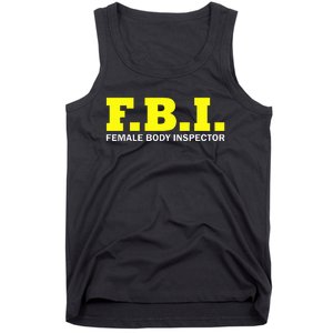 Female Body Inspector Saying Tank Top