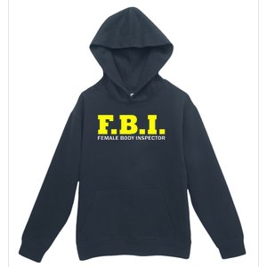 Female Body Inspector Saying Urban Pullover Hoodie