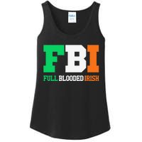 Full Blooded Irish Saint Patrick's Day Apparel Ladies Essential Tank