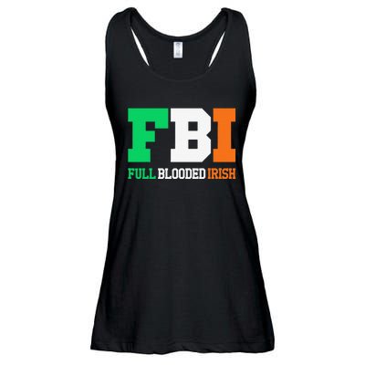 Full Blooded Irish Saint Patrick's Day Apparel Ladies Essential Flowy Tank