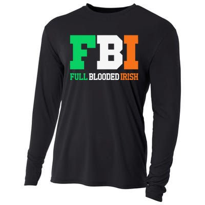 Full Blooded Irish Saint Patrick's Day Apparel Cooling Performance Long Sleeve Crew