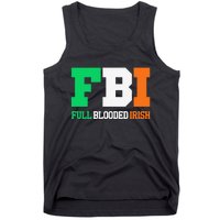 Full Blooded Irish Saint Patrick's Day Apparel Tank Top