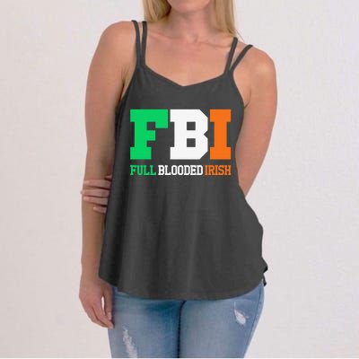 Full Blooded Irish Saint Patrick's Day Apparel Women's Strappy Tank