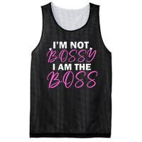 Female Boss I'm Not Bossy I'm The Boss I Am Not Bossy Funny Gift Mesh Reversible Basketball Jersey Tank