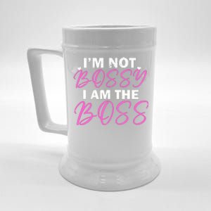 Female Boss I'm Not Bossy I'm The Boss I Am Not Bossy Funny Gift Beer Stein