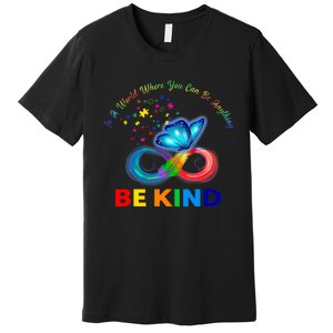 Feather Butterfly Infinity Puzzle Colorful Premium T-Shirt