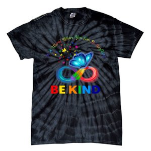 Feather Butterfly Infinity Puzzle Colorful Tie-Dye T-Shirt