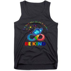 Feather Butterfly Infinity Puzzle Colorful Tank Top