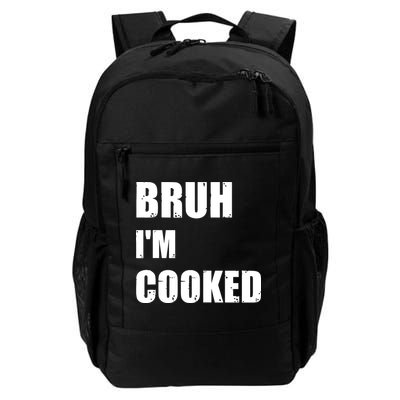 Funny Bruh I'm Cooked Meme Humor Backpack