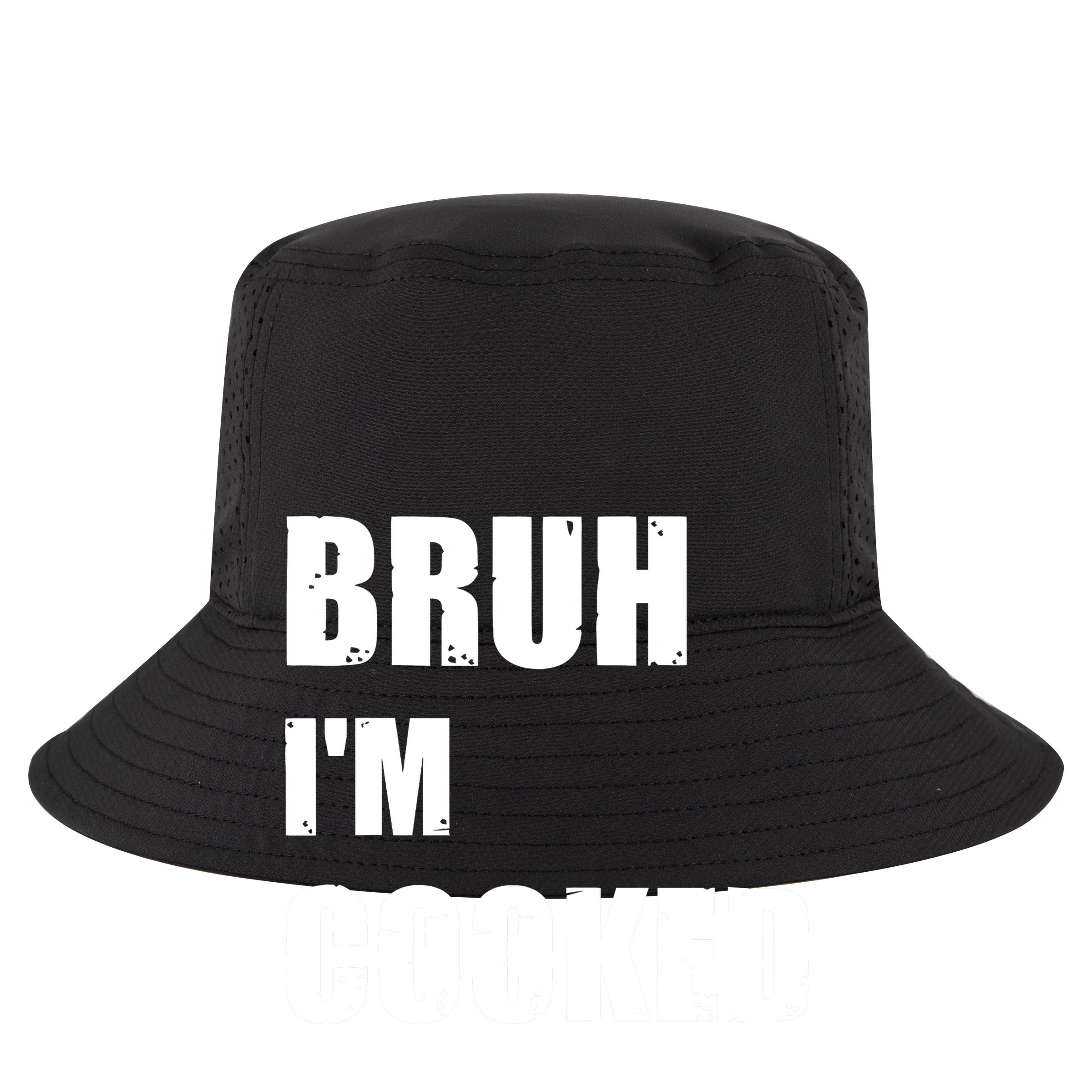 Funny Bruh I'm Cooked Meme Humor Zip Tote Bag