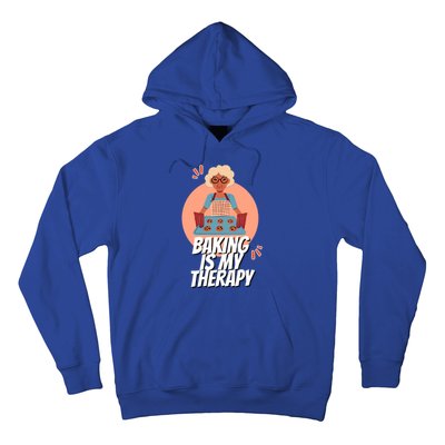 Funny Baking Is My Therapy Mom Cooking Bakers Baking Lover Gift Hoodie