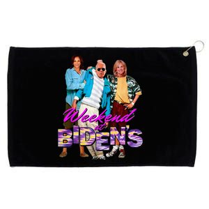 Funny Bidens Joke Weekend At Bidens Grommeted Golf Towel